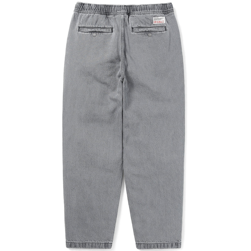 Belted Denim Pant (Grey)