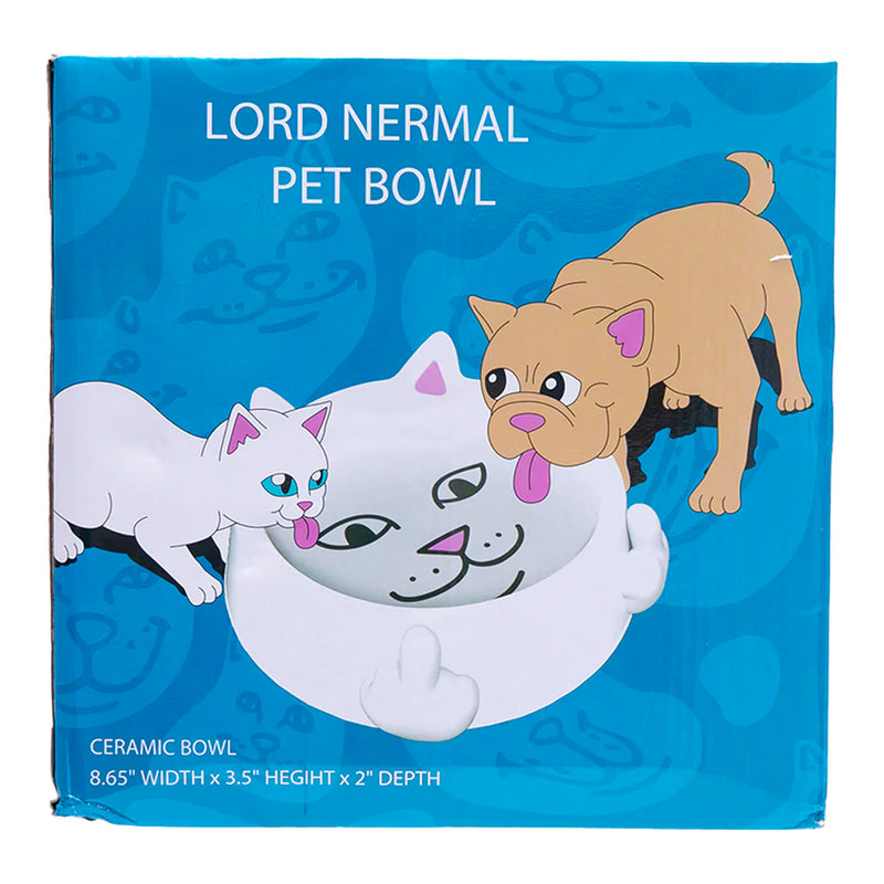 Lord Nermal Pet Bowl (White)