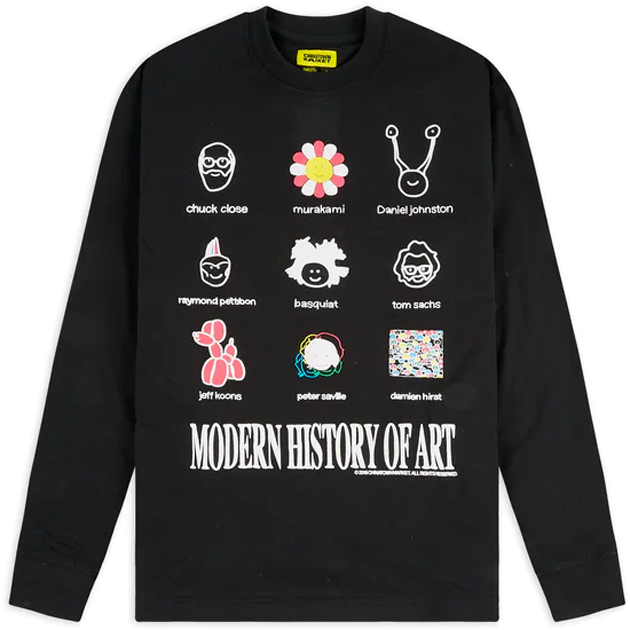 ミュージシャン NICOLE Long Sleeve TEE/BLACK Modern Art LS Tee (Black) – Capsul