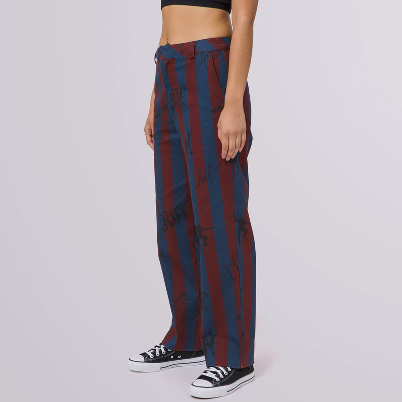 Womens Printed Skate Pant (Plum)