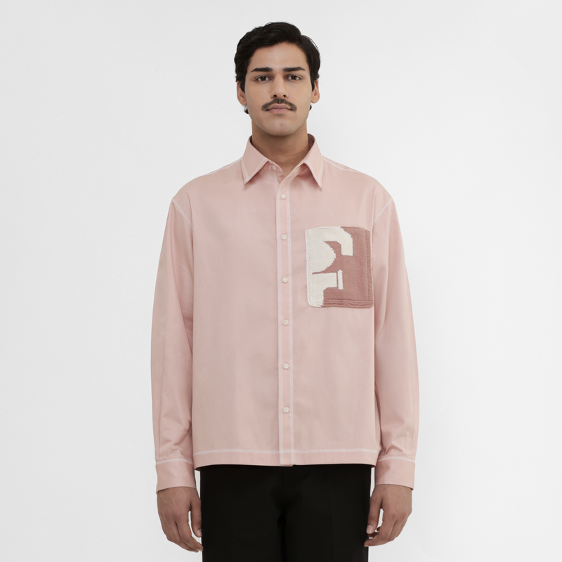 HandKnit Patch Pocket Shirt