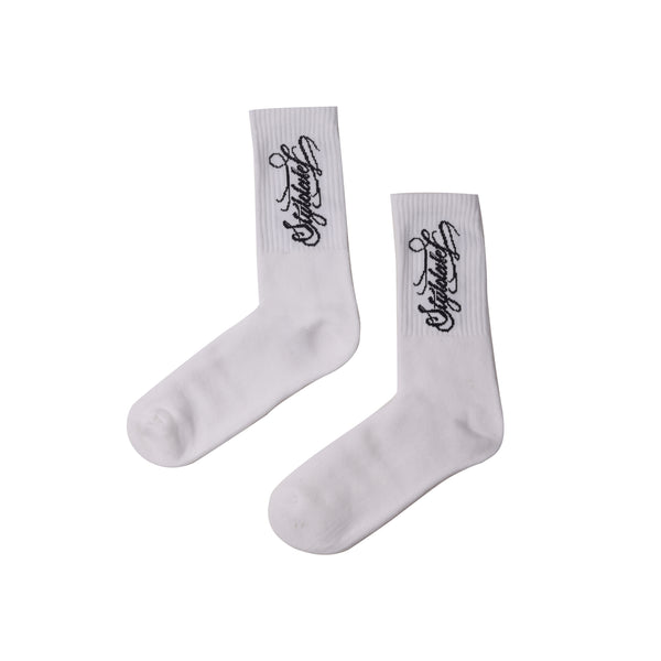 STYL-O-LABEL Crew Socks (White)