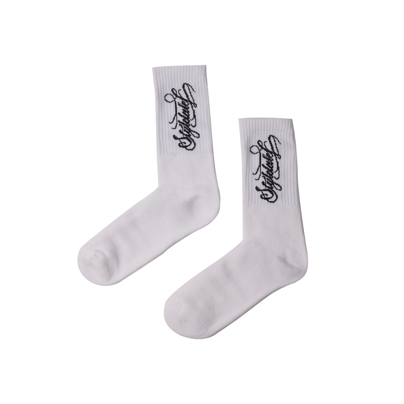 STYL-O-LABEL Crew Socks (White)