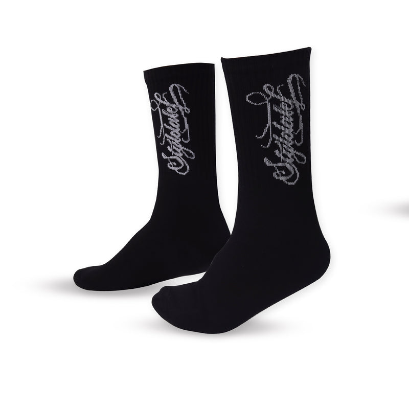 STYL-O-LABEL Crew Socks (Black)