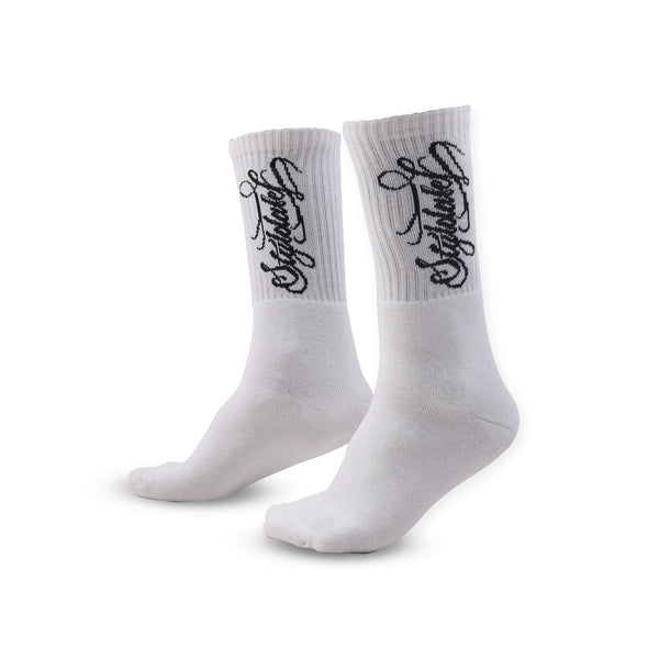 STYL-O-LABEL Crew Socks (White)
