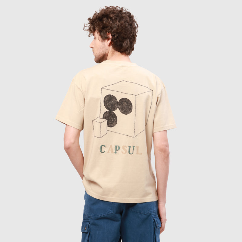 CUBE TEE (BONE)