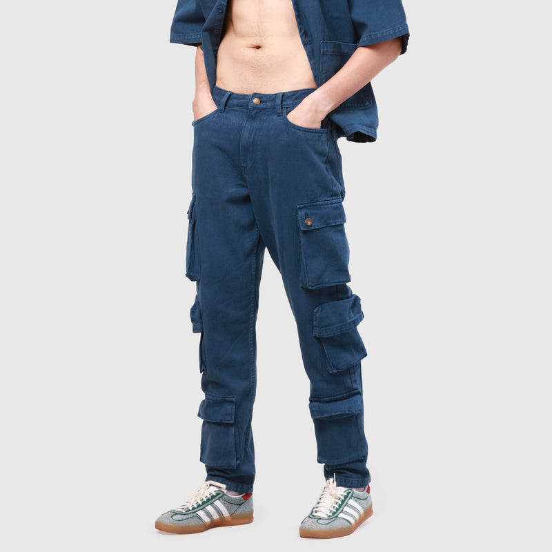 HEAVYDUTY CARGOPANTS (WASHED NAVY)