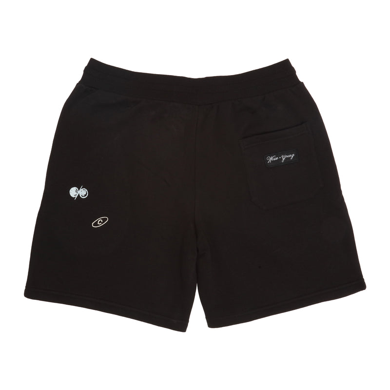 LOGO UNIVERSE SHORTS (Washed Black)