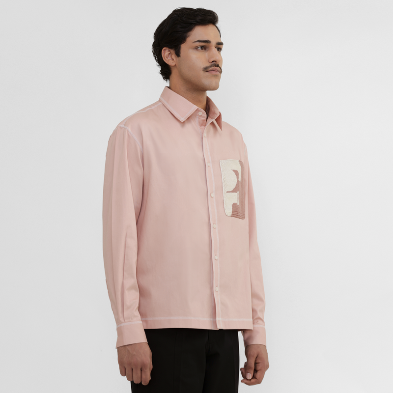 HandKnit Patch Pocket Shirt