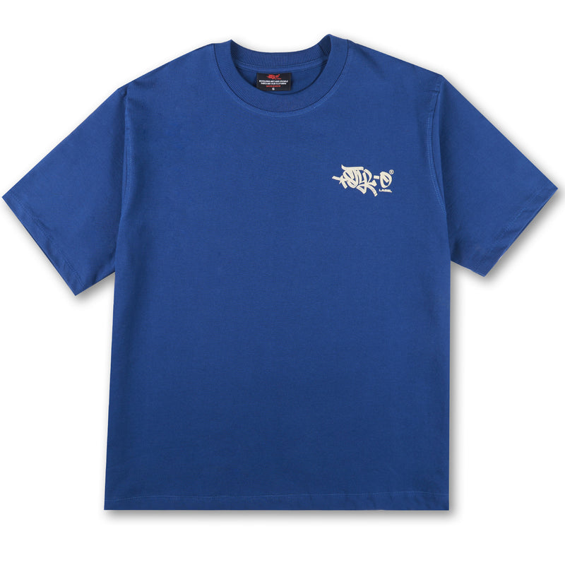To The World Tag Tee (Blue)