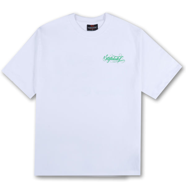 To The World Cursive Logo Tee (White)