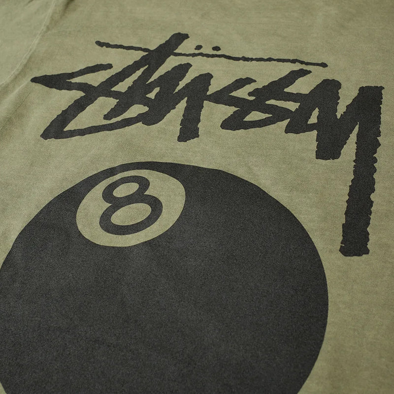 8 BALL TEE PIGMENT DYED TEE (Olive)