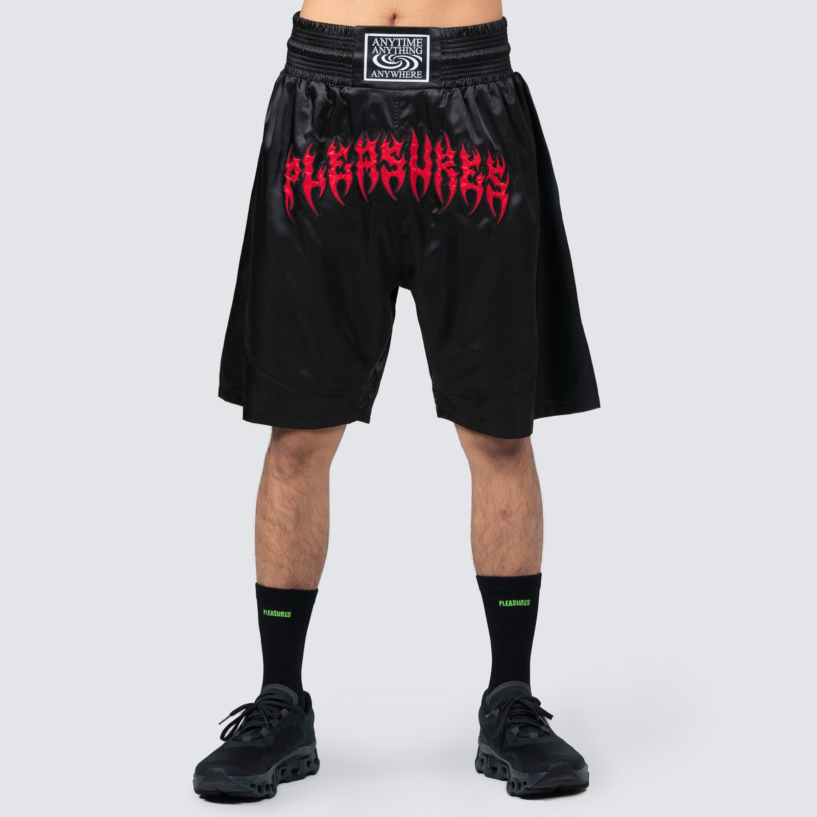 ANYWHERE MUAY THAI SHORTS (Black) – Capsul