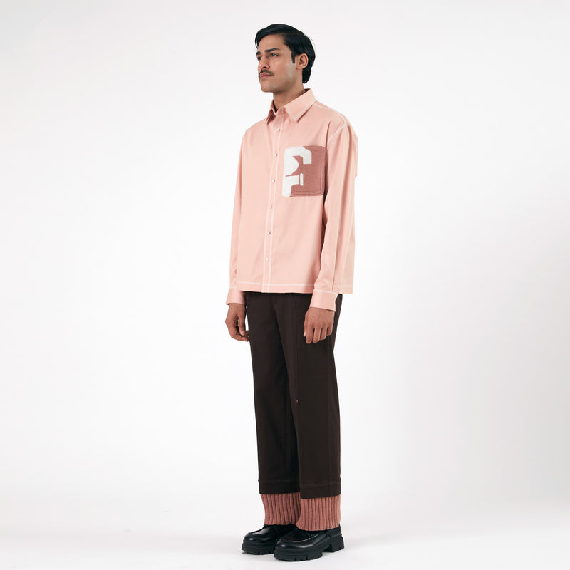HandKnit Patch Pocket Shirt