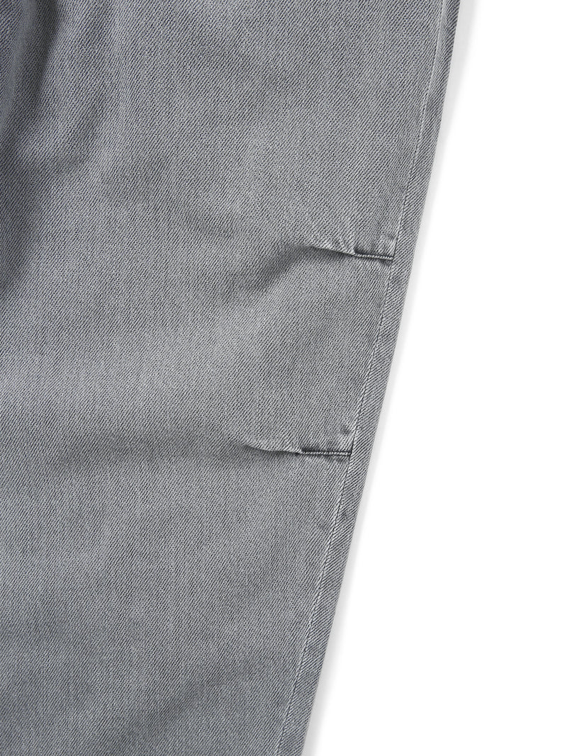 Belted Denim Pant (Grey)