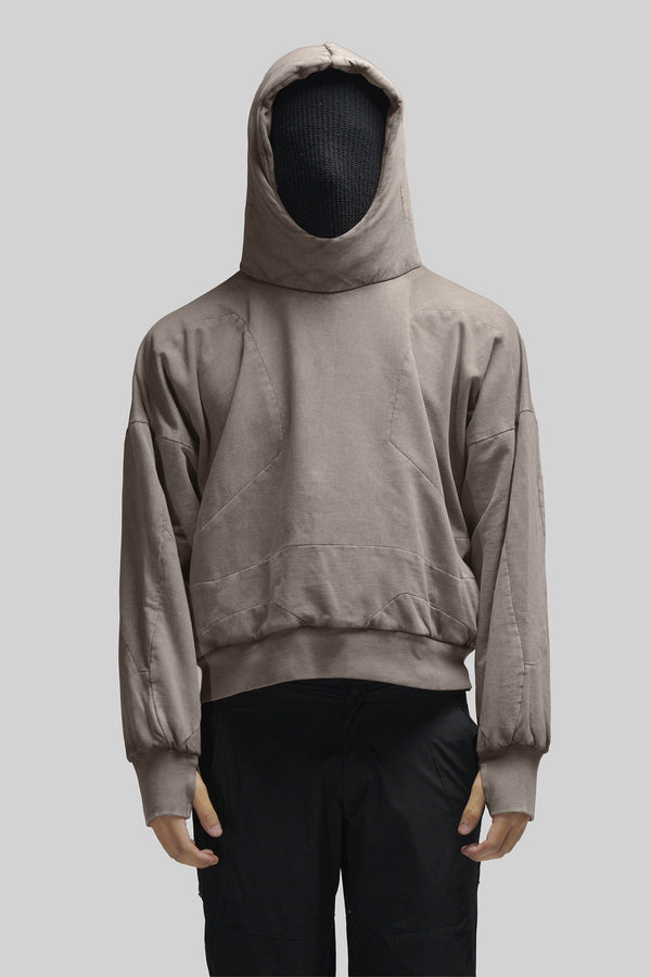 YETI HOODIE ( BROWN)