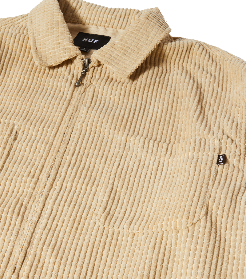 Cornelius Zip Shirt (Oatmeal)