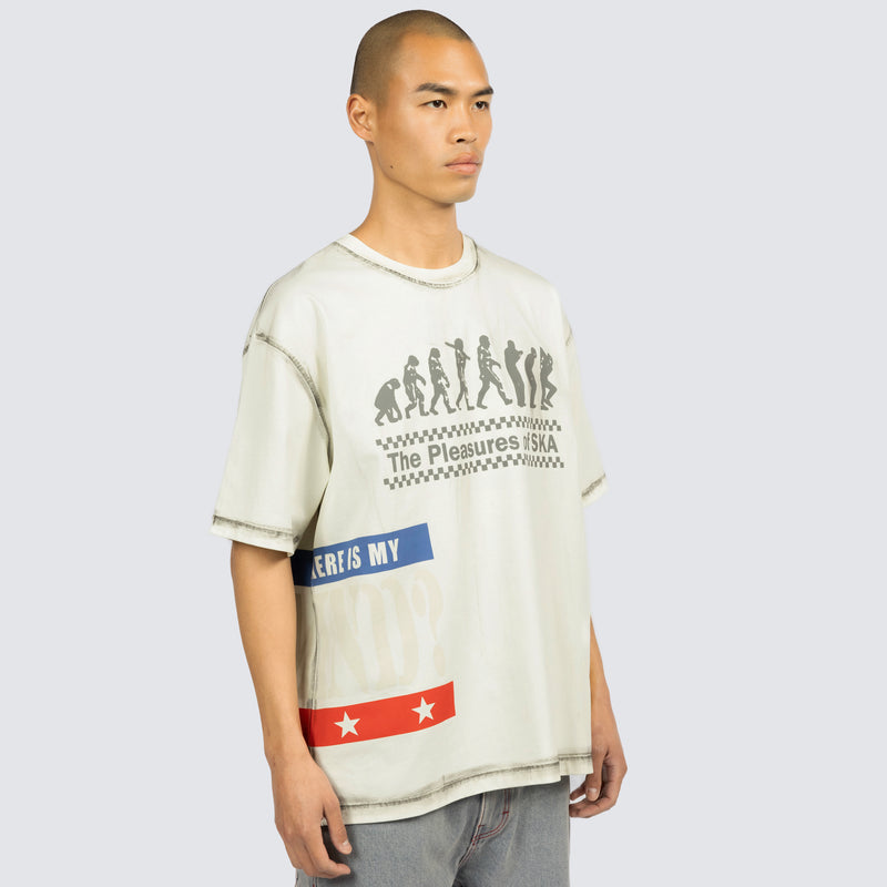 EVOLUTION HEAVYWEIGHT TEE (OFF WHITE)