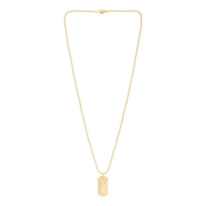 Razr Pendant (Gold)