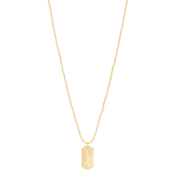 Razr Pendant (Gold)