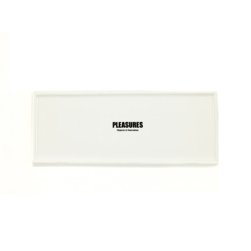 PLEASURES CERAMIC TRAY (White)