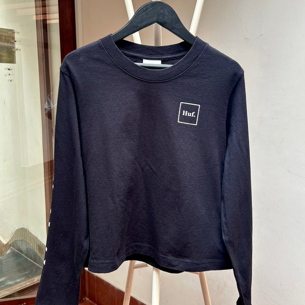 PRE-LOVED HUF worldwide Cropped sweatshirt