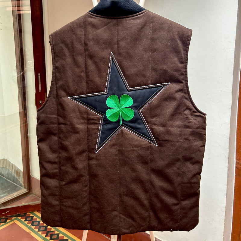PRE-LOVED Patta X Converse Reversible gilet (BROWN)