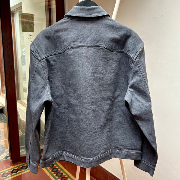 PRE-LOVED BHAANE Spread collar cotton denim jacket