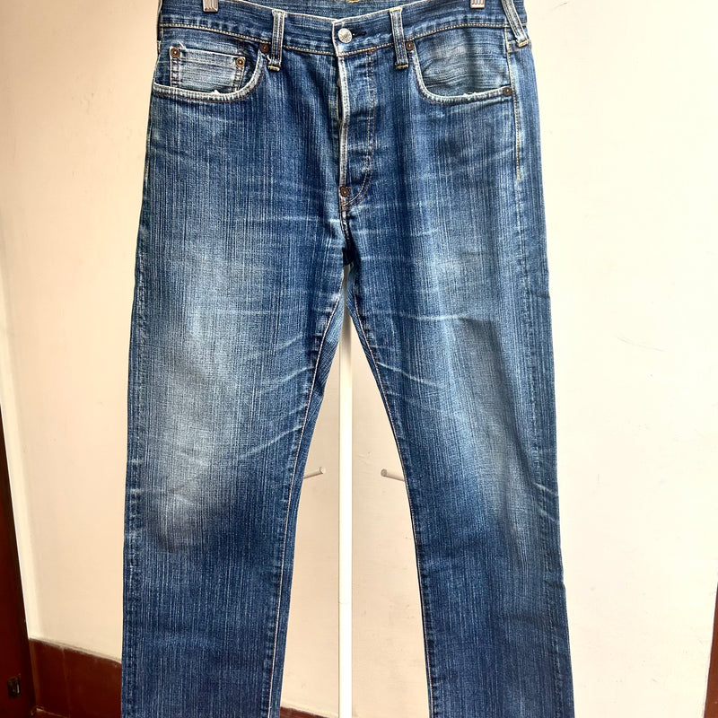 PRE-LOVED Evisu made in Japan lot 0331 no 2 Denim Jeans(BLUE)