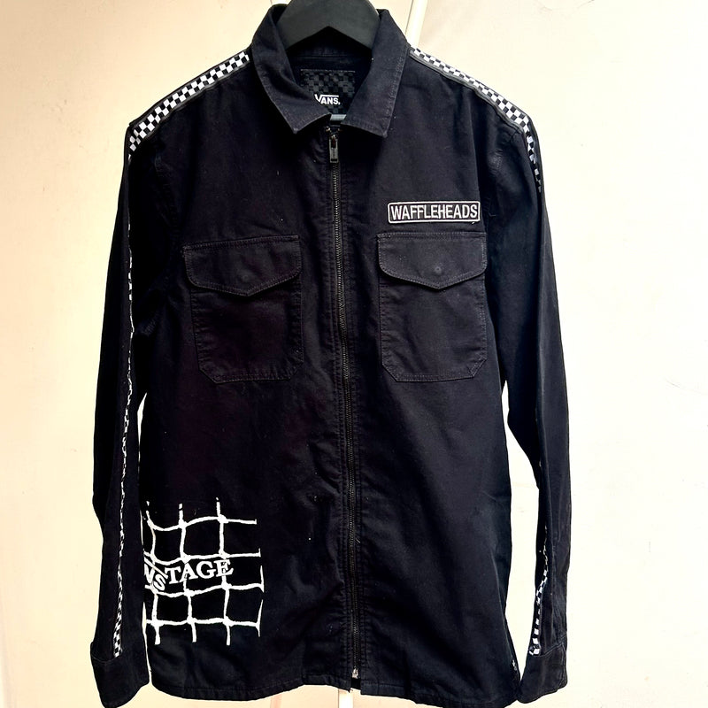 PRE-LOVED Vans Waffle Heads Jacket (Black)
