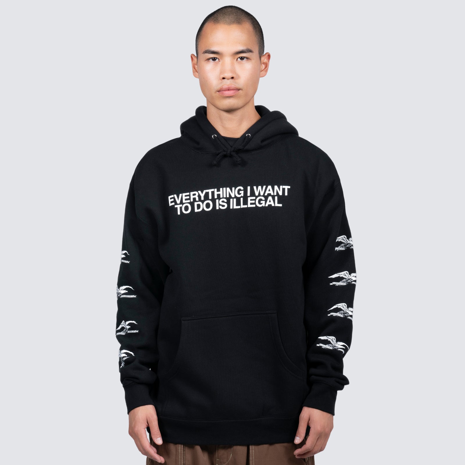 ILLEGAL HOODIE (BLACK) – Capsul