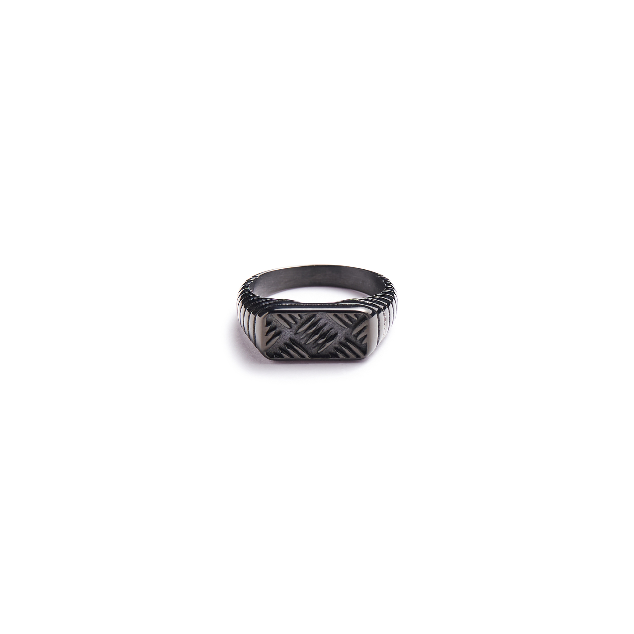 Chunky Local Train Ring (Black) – Capsul