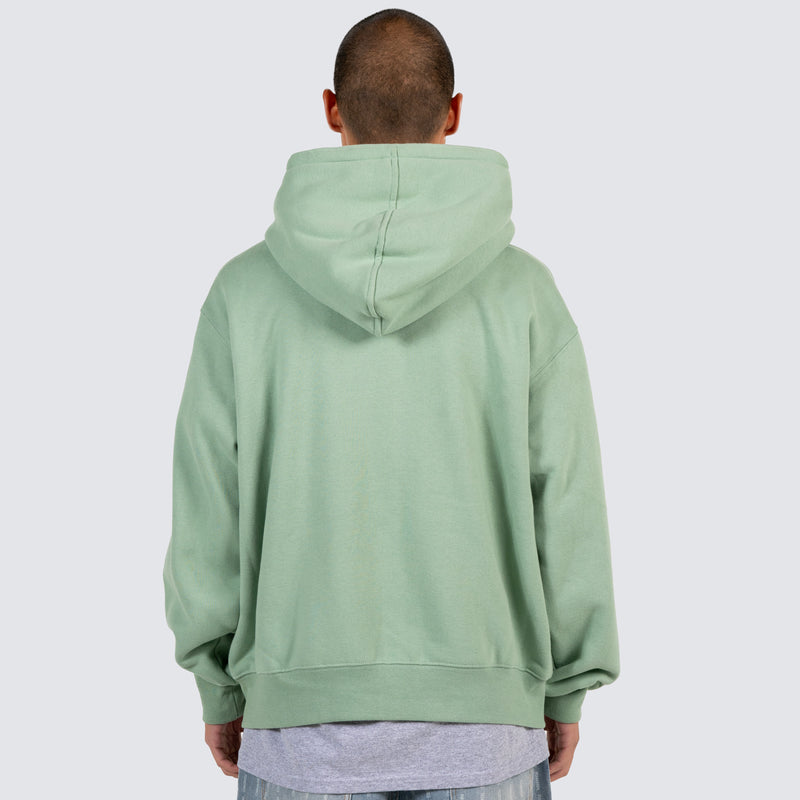 OE ZIP UP HOODIE (Matcha)