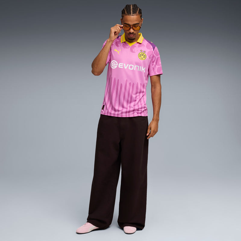 KidSuper BVB Jersey Replica (Mauve Pop-Faster Yellow)
