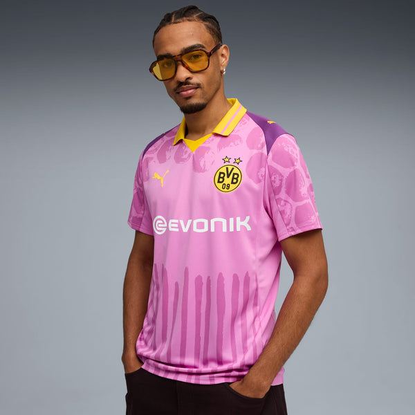 KidSuper BVB Jersey Replica (Mauve Pop-Faster Yellow)