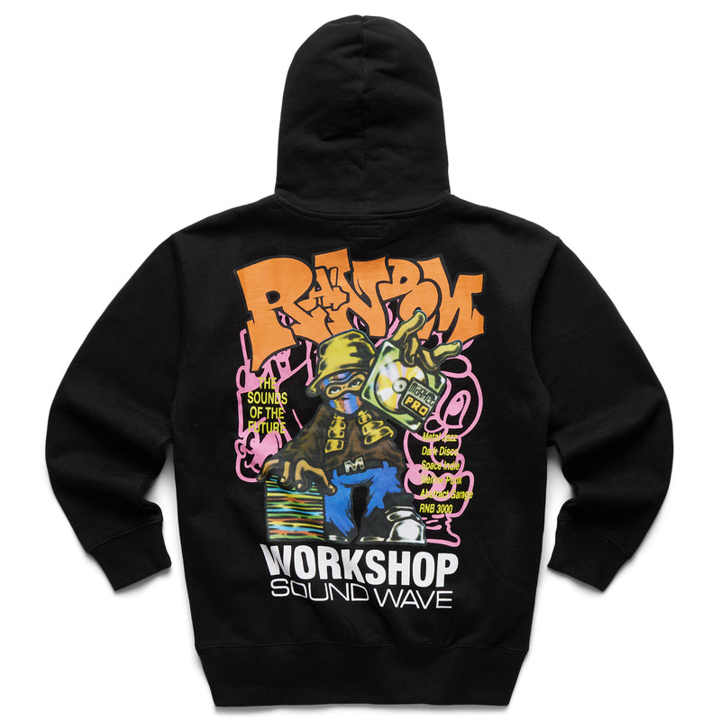 SOUNDWAVE HOODIE (BLACK)