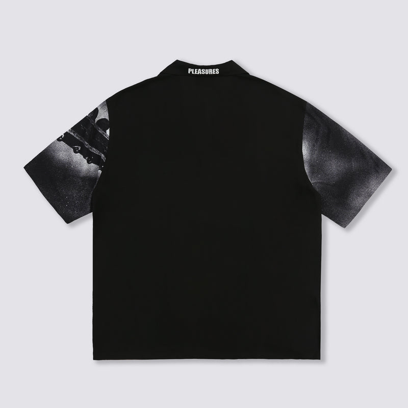 PLEASURES X SONIC YOUTH STAR POWER CAMP COLLAR SHIRT