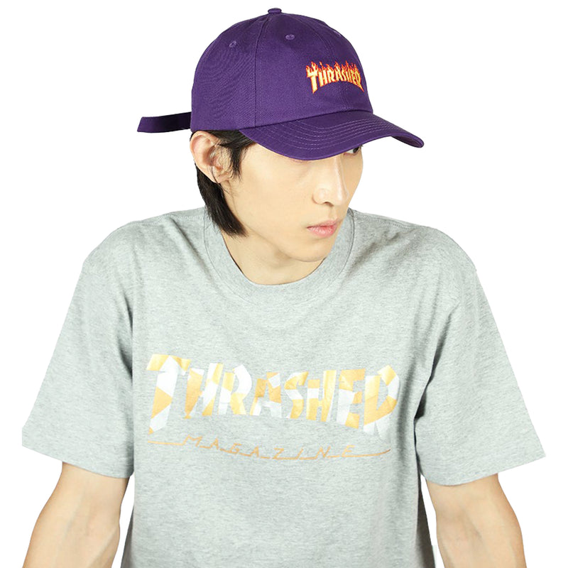 MICRO FLAME DAD HAT STRAPBACK (Purple)