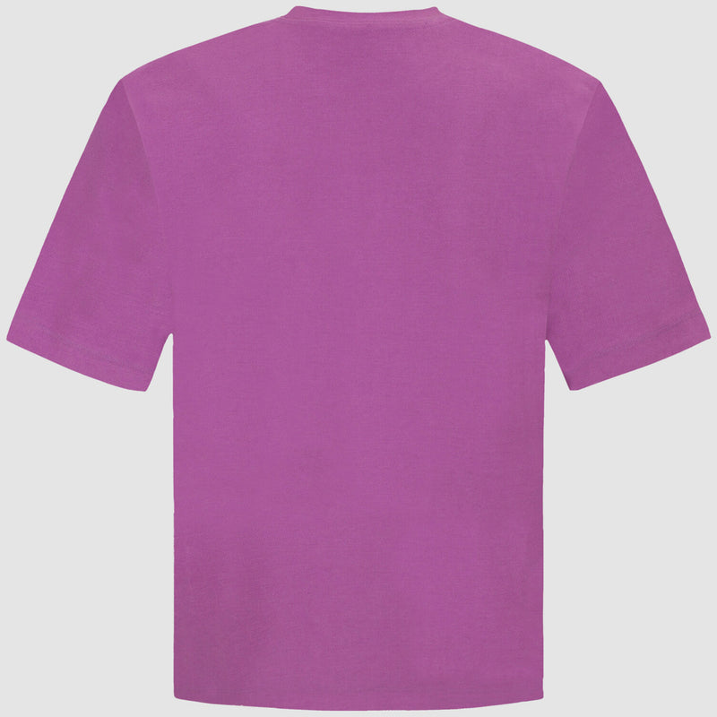 ALMOST GODS EMBOSSED KNIT TEE (MAUVE)