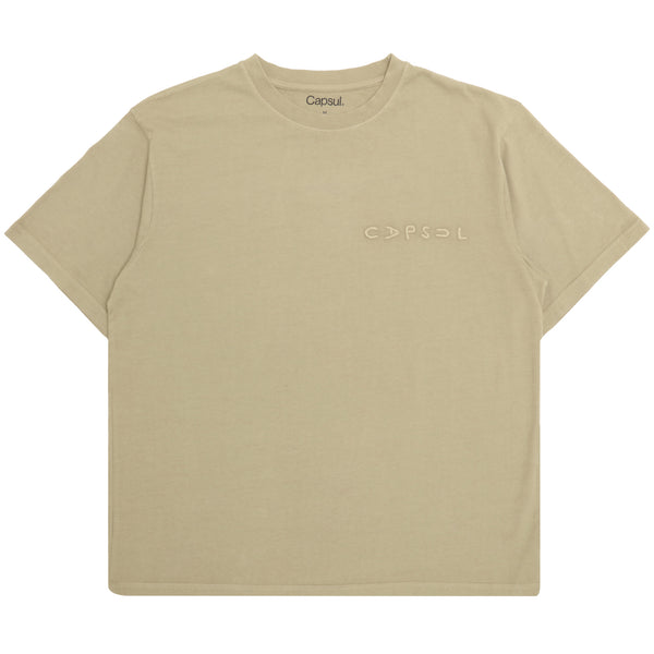 LOGO ESSENTIAL TEE (LIGHT KHAKI)