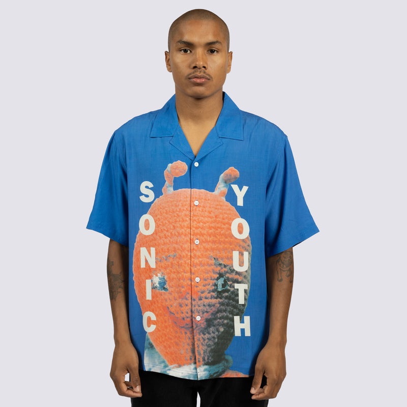PLEASURES X Sonic Youth Alien Camp Collar Shirt