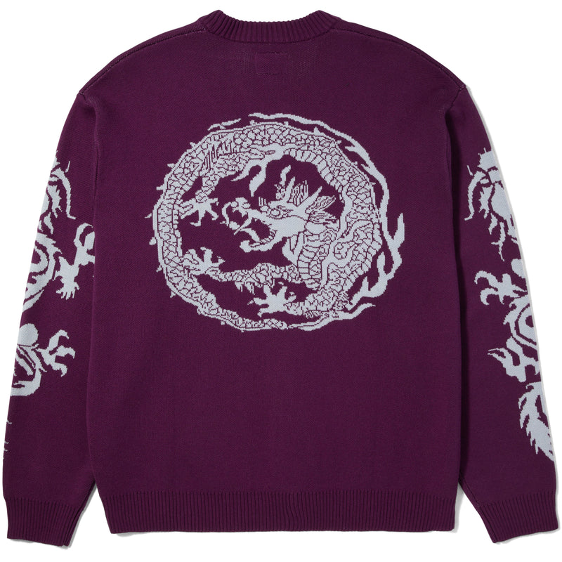 Twin Dragon Cardigan (Purple)