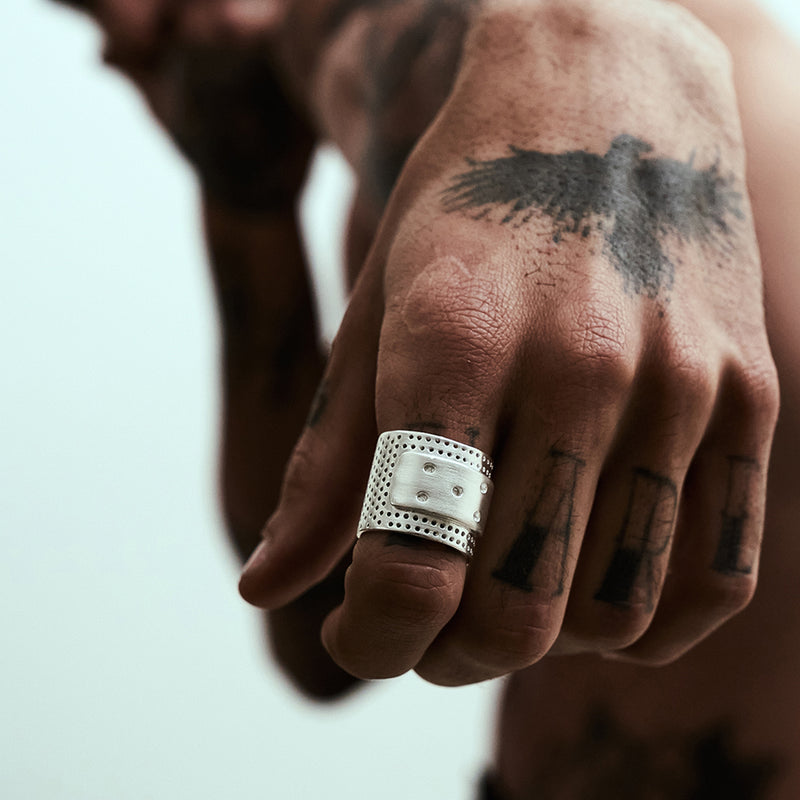 Bandaid Ring Silver – Capsul
