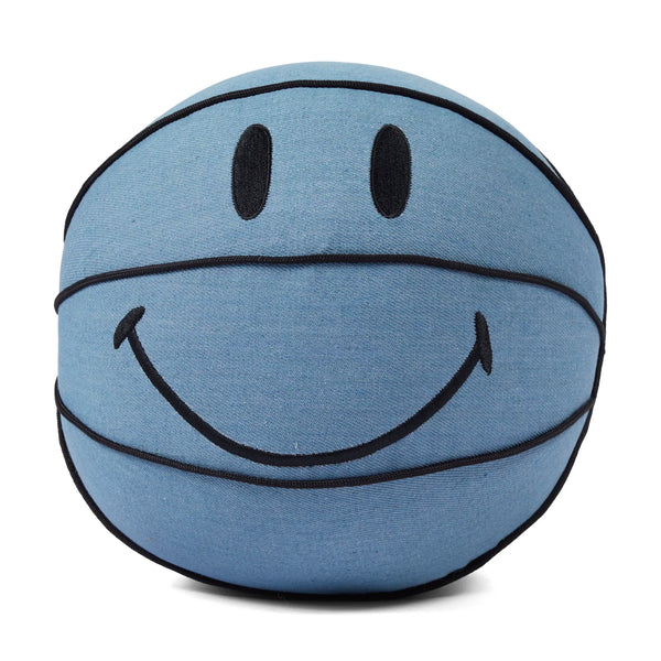 SMILEY DENIM PLUSH BASKETBALL