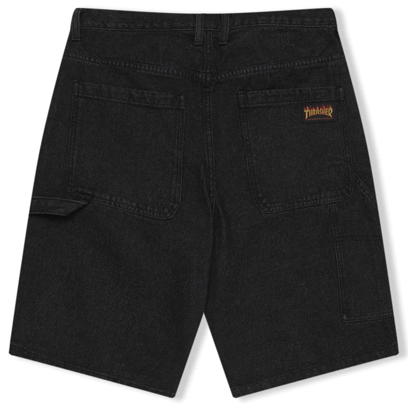 SKATEGOAT DENIM CARPENTER SHORTS (Black) – Capsul