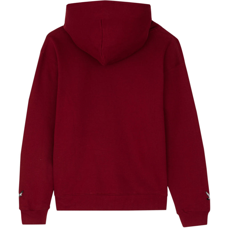 FLOCK LOGO HOODIE (Burgundy)