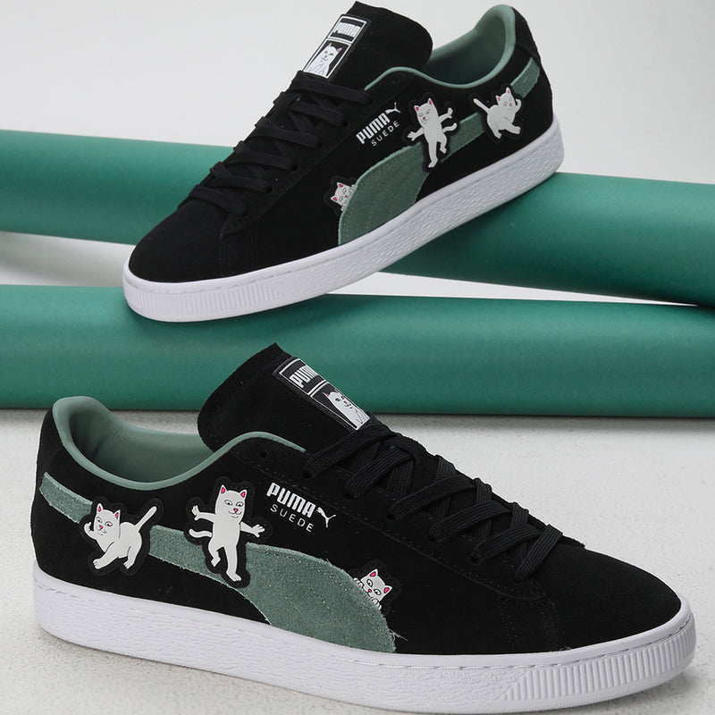 PUMA x RIPNDIP Suede Sneakers (Black)