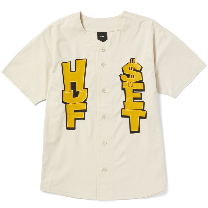 Huf Team Baseball Jersey (Bone)