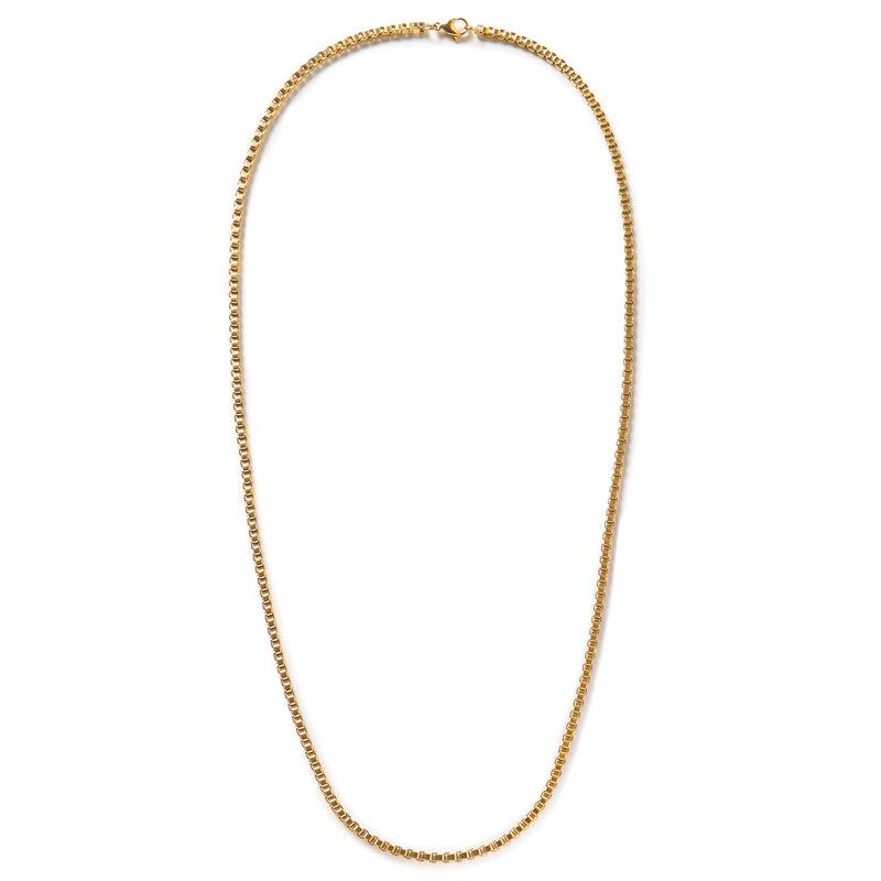 Gold Chain Box Pattern Box Chain (Gold) – Capsul
