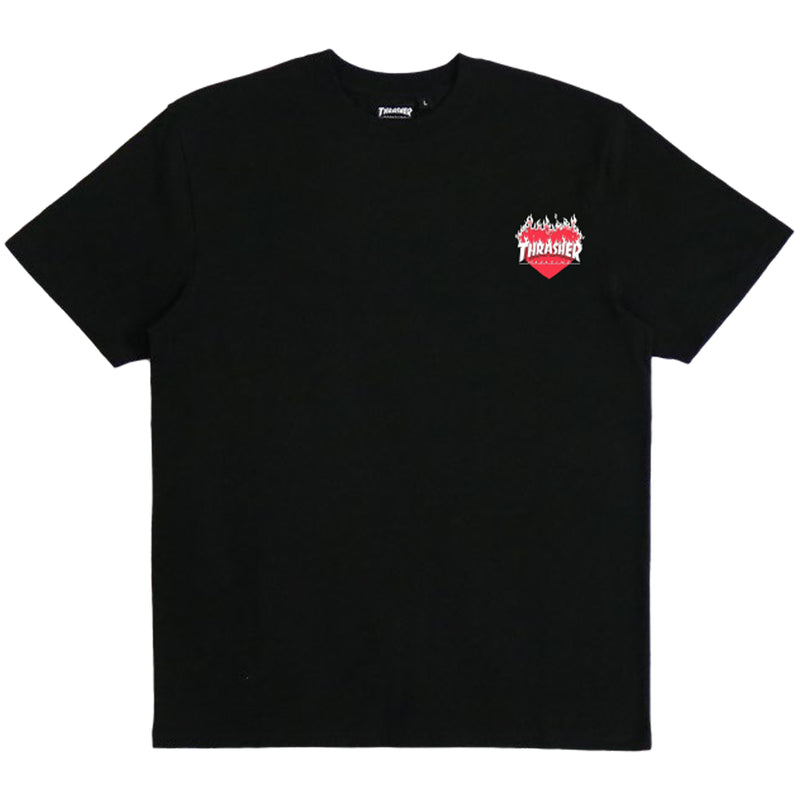 BURNING HEART TEE (Black)